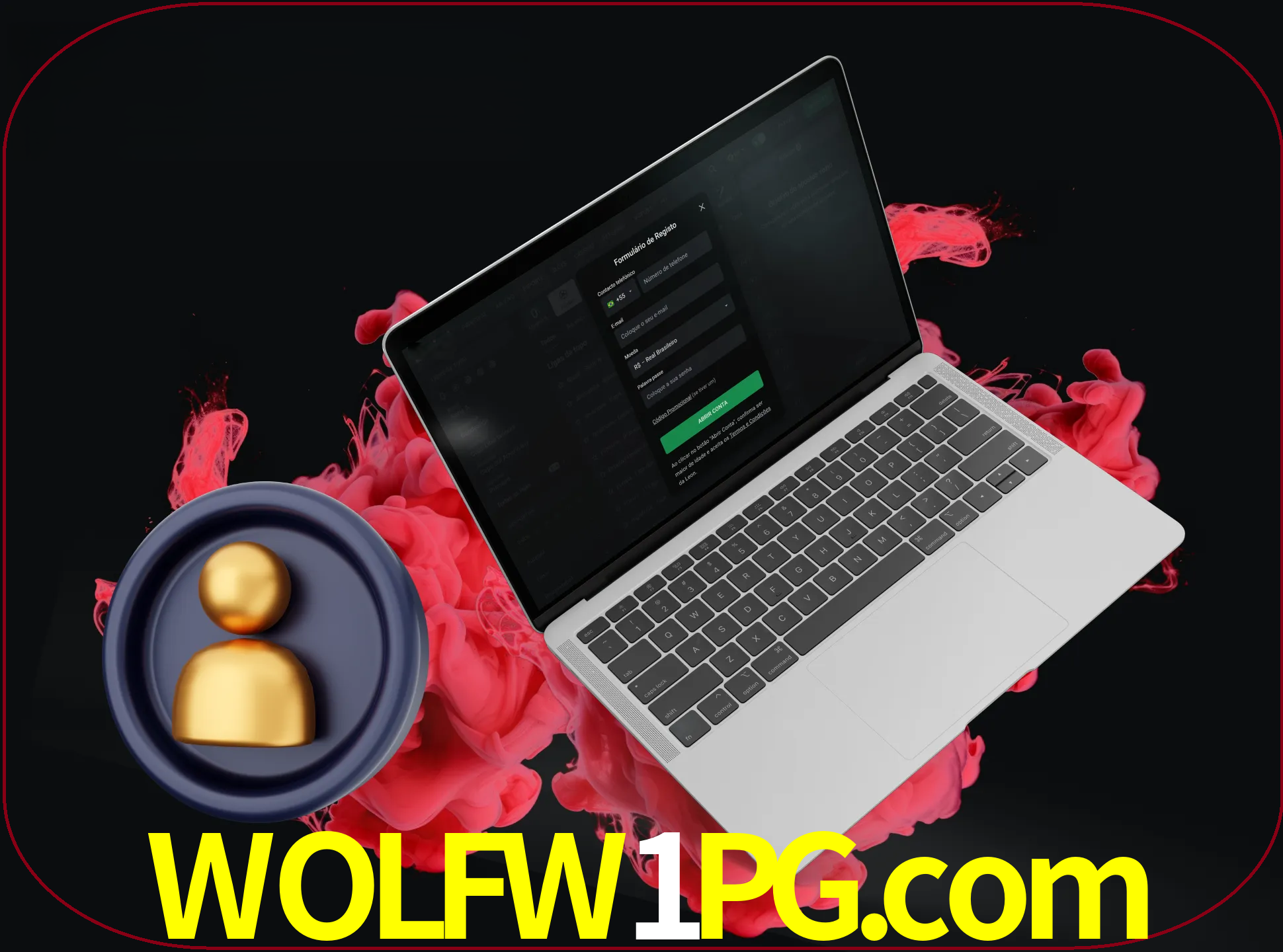 No cabeçalho do site wolfw1pg, clique no botão que o levará a um formulário especial onde terá de introduzir as suas informações actuais.