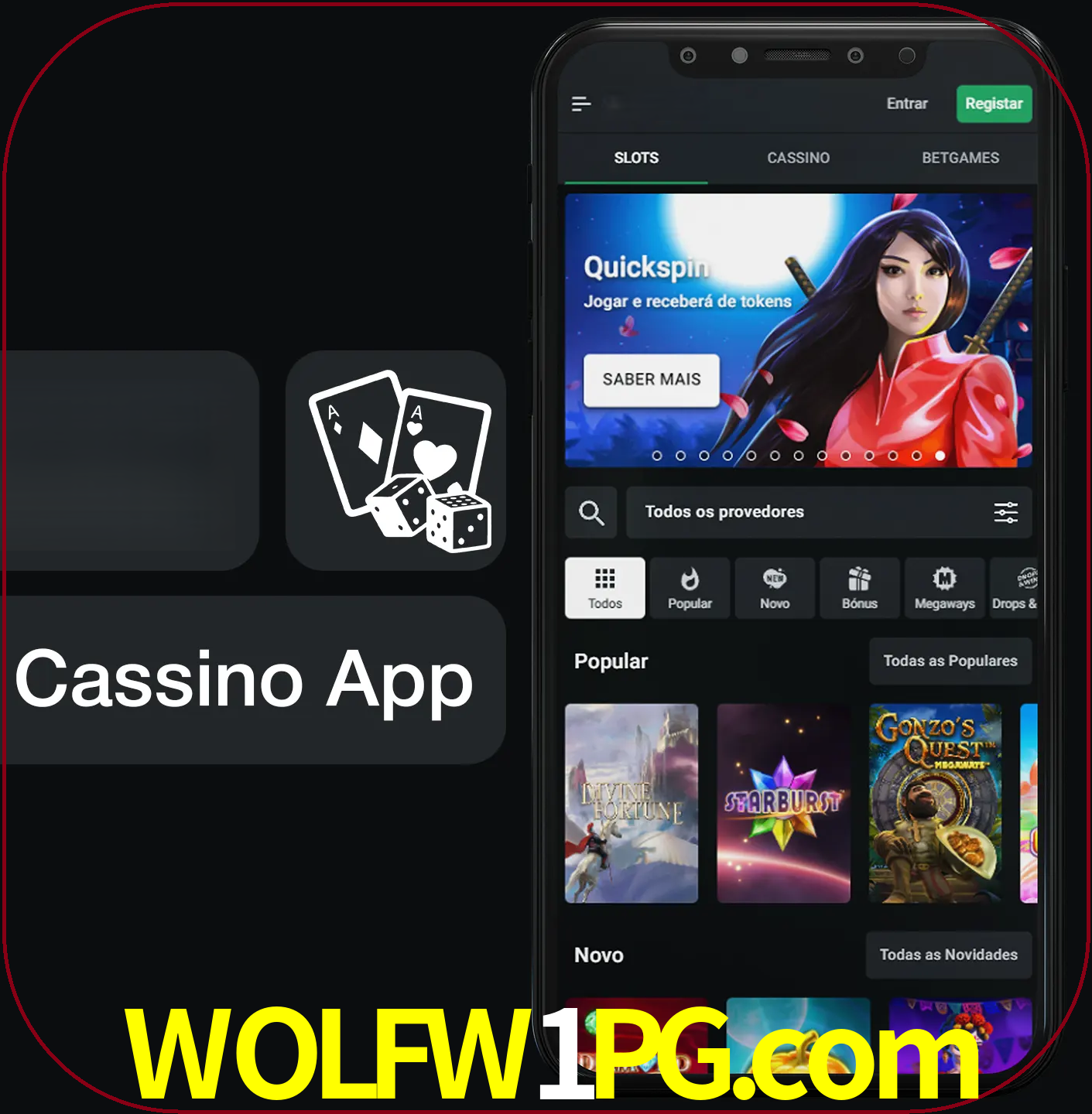 Jogue jogos de cassino e ganhe.