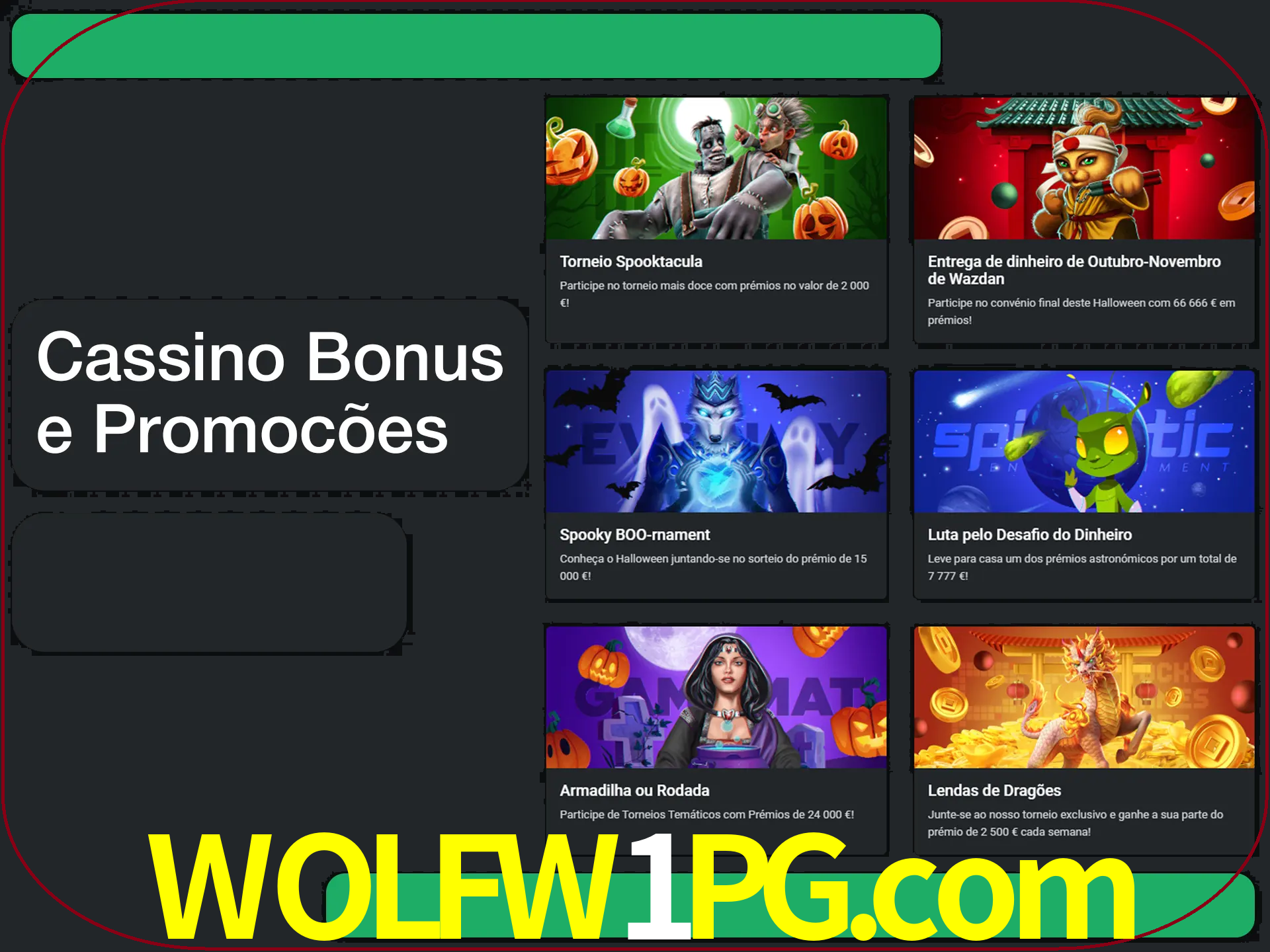 Verifique se há novos bônus de cassino para reivindicar.