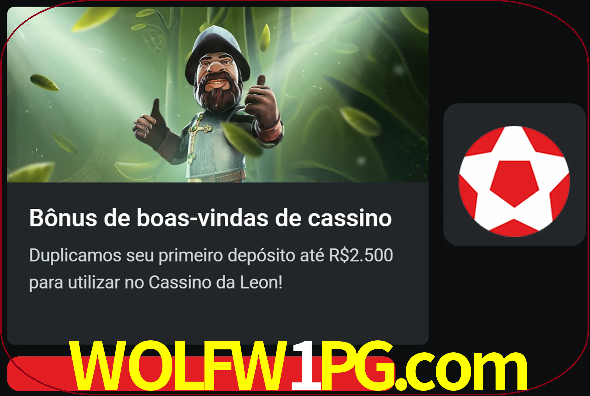 Receba seu dinheiro do bônus de boas-vindas após o primeiro depósito.