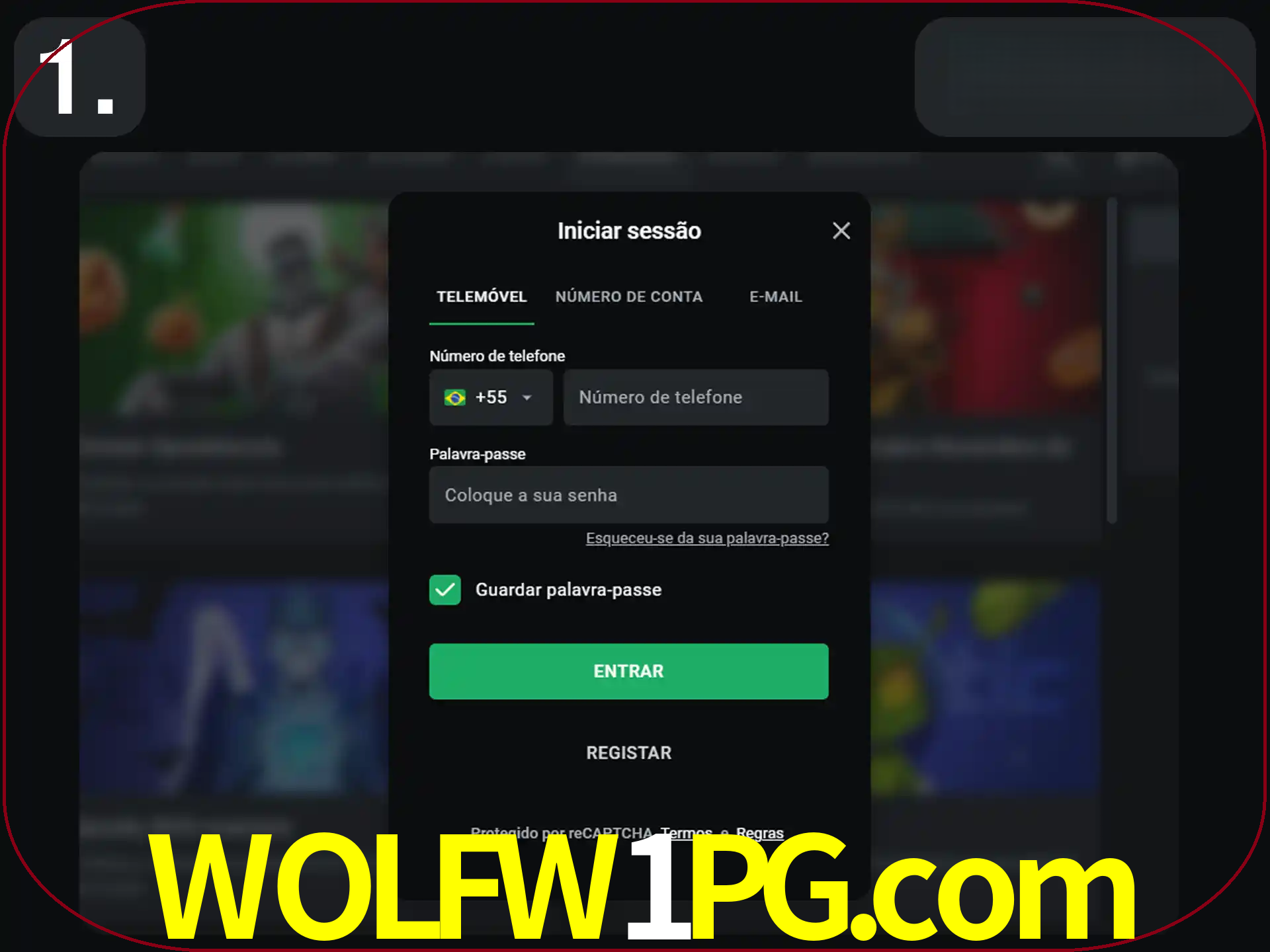 Acesse o site.