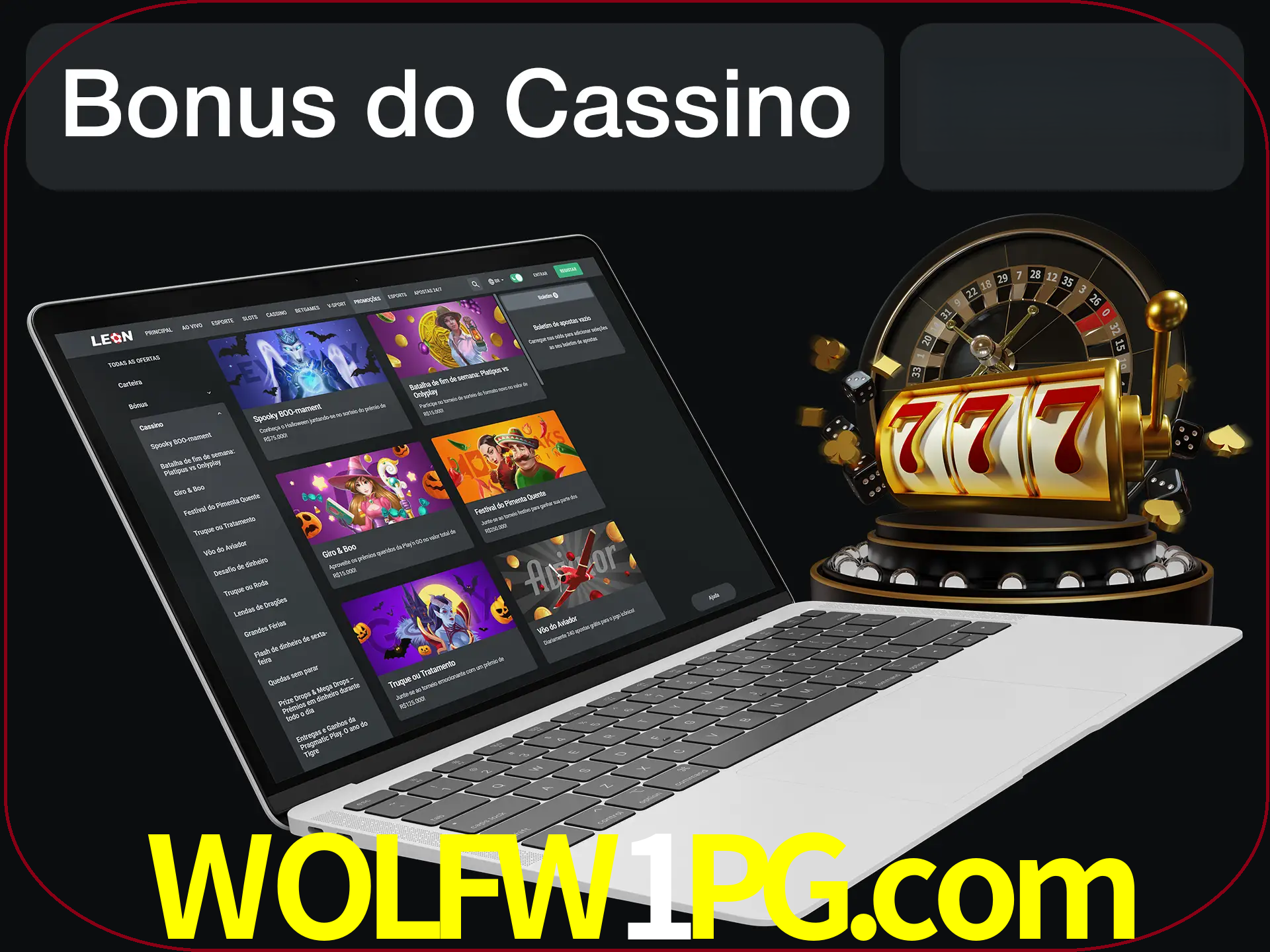 Use o bônus do cassino para começar melhor.