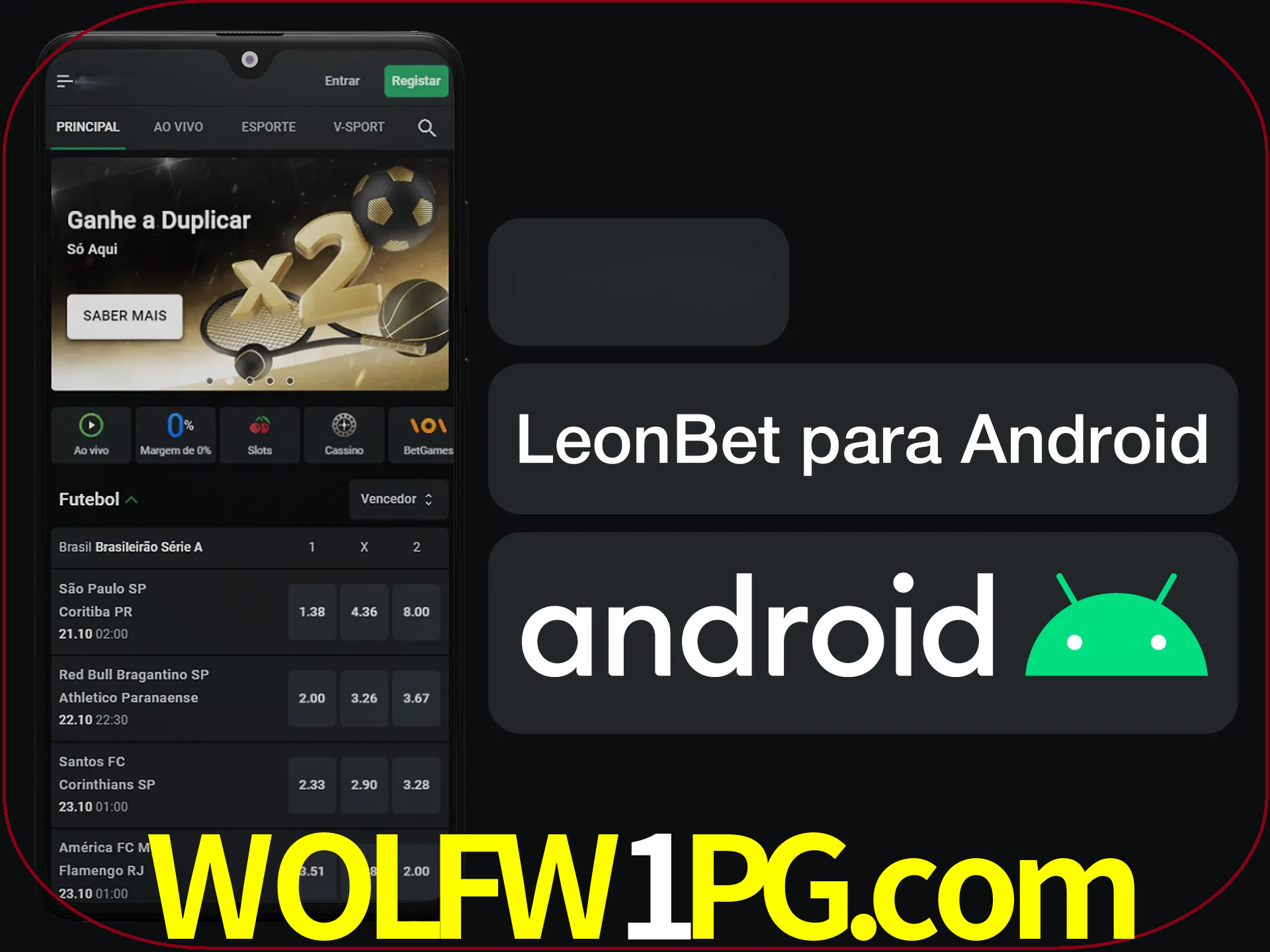 Adquira sua versão poket de LeonBet.